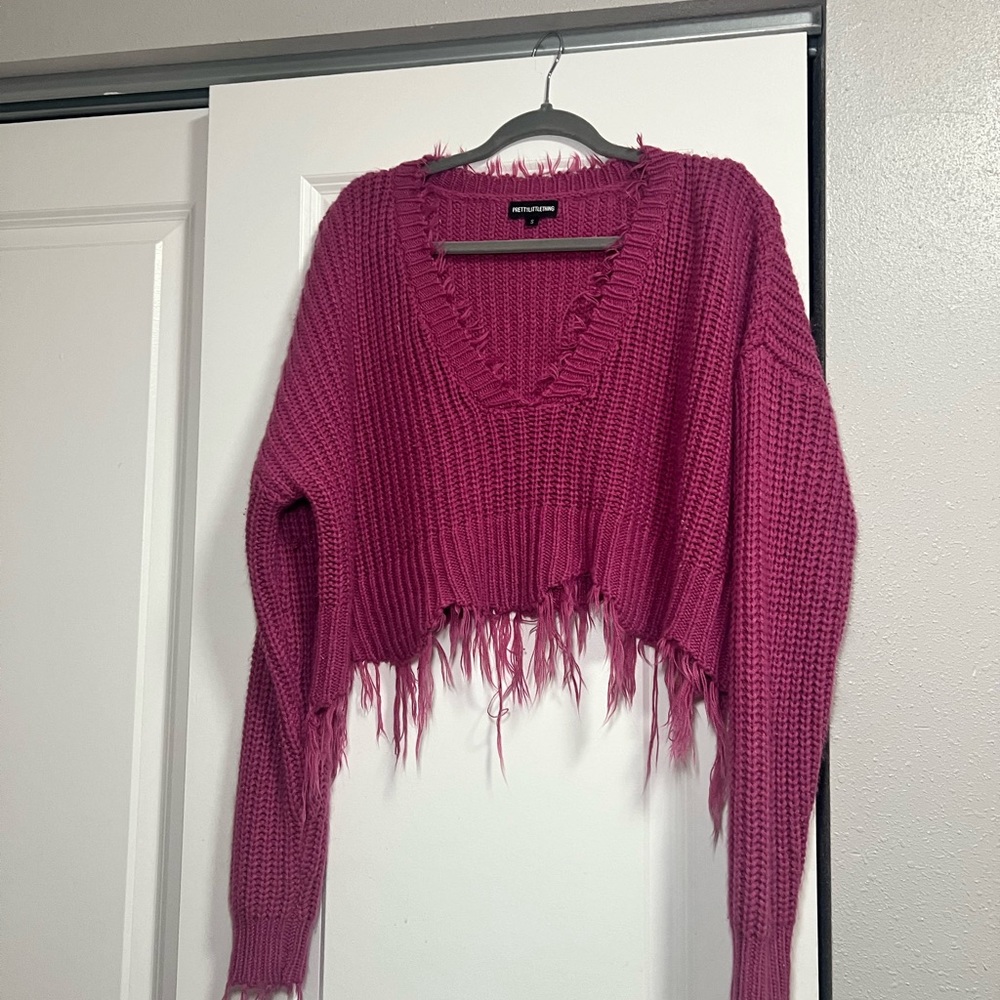 Pink sweater